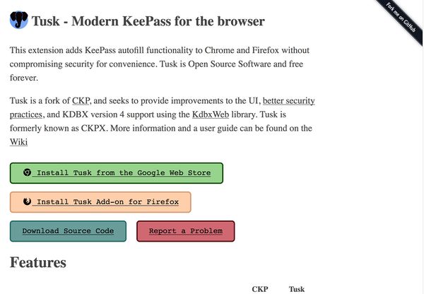 KeePass Tusk